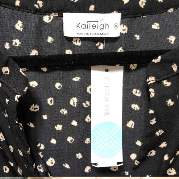 Kaileigh Stitch Fix “Thalia” Blouse XL | Light Flowy Top | Workwear Casual | NWT - Picture 4 of 6
